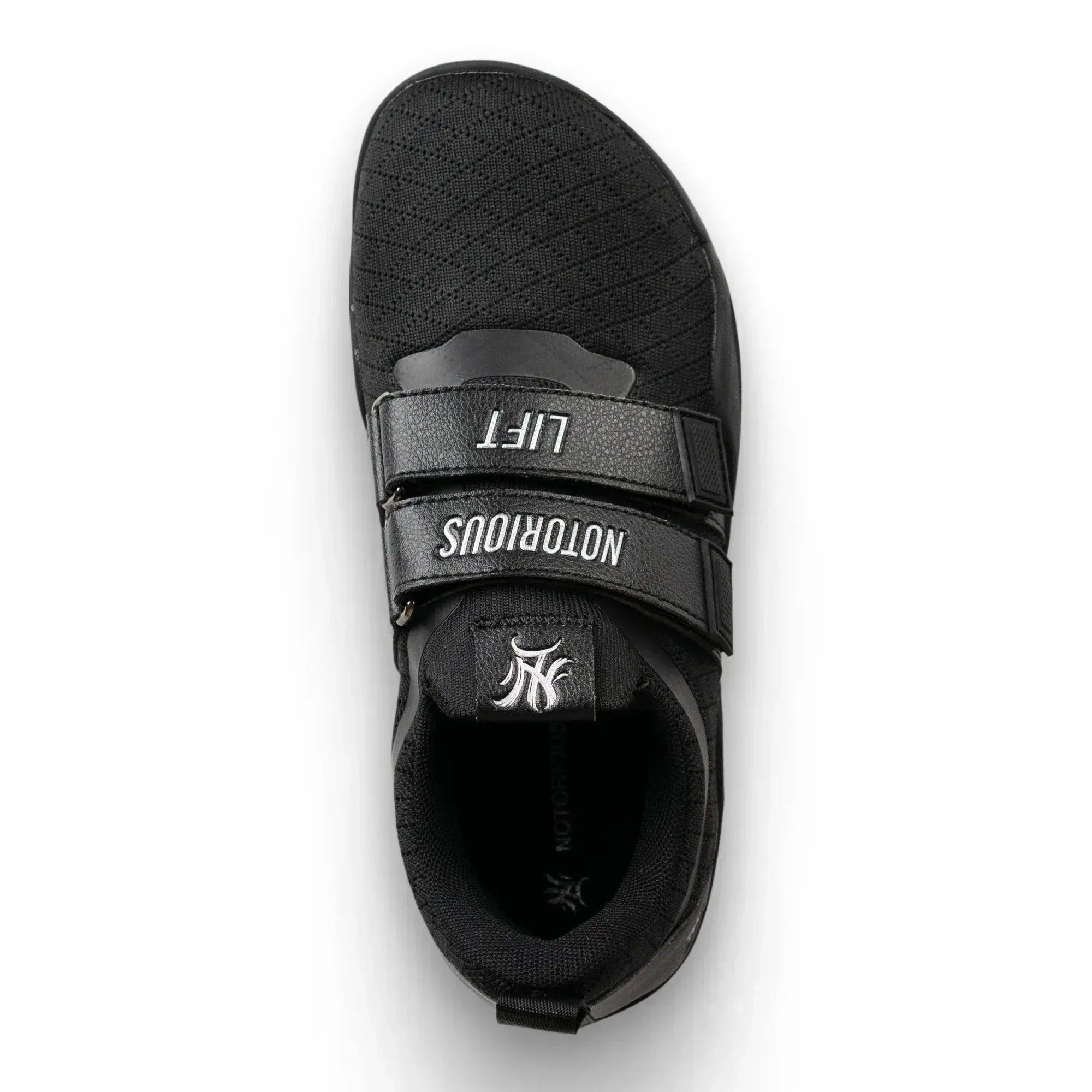 Sumo Sole Gen 4 Stealth overhead view - knit upper with dual strap system and wide toe box